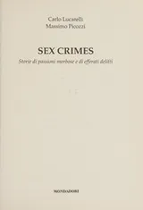 Cover of Sex crimes