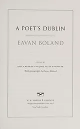 Cover of A poet's Dublin