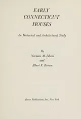 Cover of Early Connecticut houses