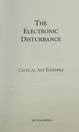 Cover of The Electronic disturbance