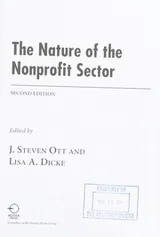 Cover of The nature of the nonprofit sector