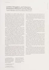 Cover of Looters, smugglers and collectors