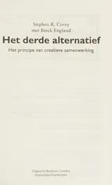 Cover of Het derde alternatief