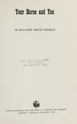 Cover of Your horse and you