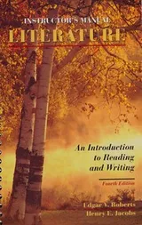 Cover of Instructor's Manual--Literature--Fourth Edition