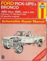Cover of Ford pick-ups & Bronco automotive repair manual