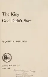 Cover of The King God didn't save
