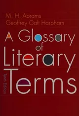 Cover of A glossary of literary terms