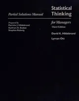Cover of Ssm-Statistical Thinking for Managers