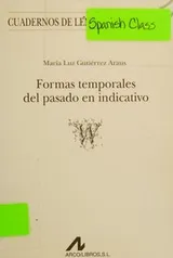 Cover of Formas temporales del pasado en indicativo