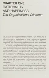Cover of Organizations in society