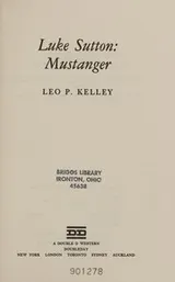 Cover of Luke Sutton, mustanger