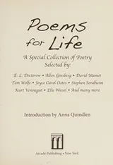 Cover of Poems for life