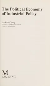 Cover of The political economy of industrial policy