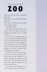 Cover of Ogden Nash's zoo