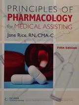 Cover of Principles of pharmacology for medical assisting