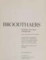 Cover of Broodthaers