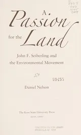 Cover of A passion for the land