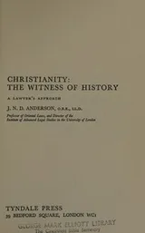 Cover of Christianity: the witness of history