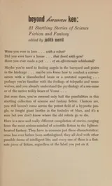 Cover of Beyond human ken
