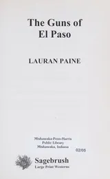 Cover of The guns of El Paso