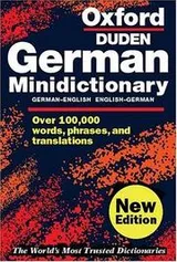 Cover of Oxford German Minidictionary