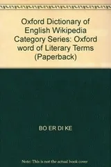 Cover of Oxford concise dictionary of literary terms =