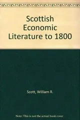 Cover of Scottish economic literature to 1800