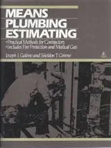 Cover of Means plumbing estimating