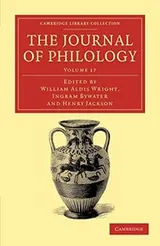 Cover of Journal of Philology
