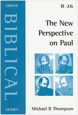Cover of The new perspective on Paul