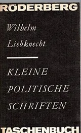 Cover of Kleine politische Schriften