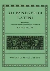 Cover of XII [i.e. Duodecim] panegyrici Latini