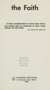 Cover of The faith