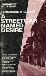 Cover of Monarch Notes on Williams' Street-Car Named Desire
