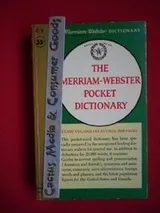 Cover of The Merriam-Webster Pocket Dictionary