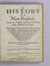 Cover of A history of New-England