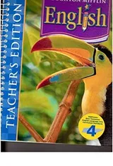 Cover of Houghton Mifflin English Grade 4, Teacher's Edition
