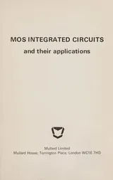 Cover of Mos integrated circuits and their applications
