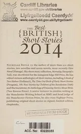 Cover of The best {British} short stories 2014