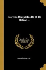Cover of Oeuvres Complètes de H. de Balzac ...