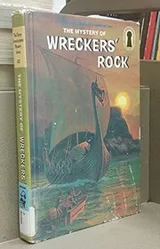 Cover of The three investigators in The mystery of Wreckers' Rock
