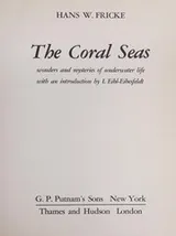 Cover of The coral seas