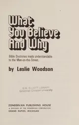 Cover of What you believe and why
