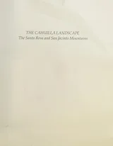 Cover of The Cahuilla landscape