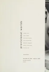 Cover of Provisional worlds