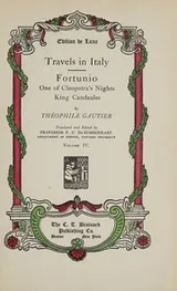 Cover of Travels in Italy