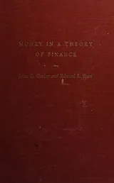 Cover of Money in a theory of finance