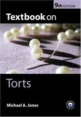 Cover of A textbook on torts