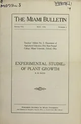 Cover of Experimental studies of plant growth